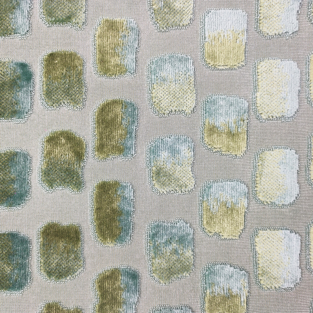 Modello rettangolare poliestere a due colori jacquard tagliente in velluto divano tessuto 
