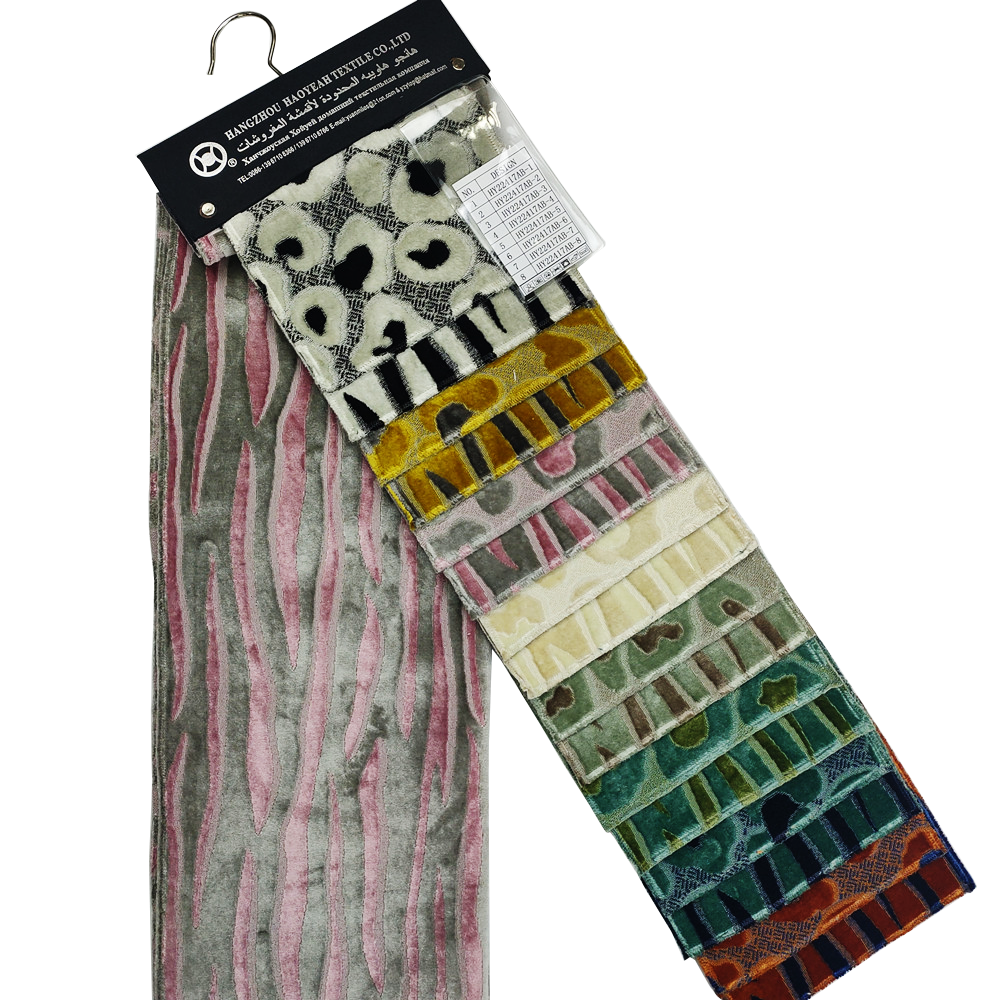 Vari disegni motivi a due colori tagliente jacquard pile di divano in tessuto 